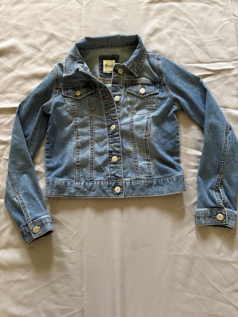 Mudd Light Blue Denim Jacket 12 girls
